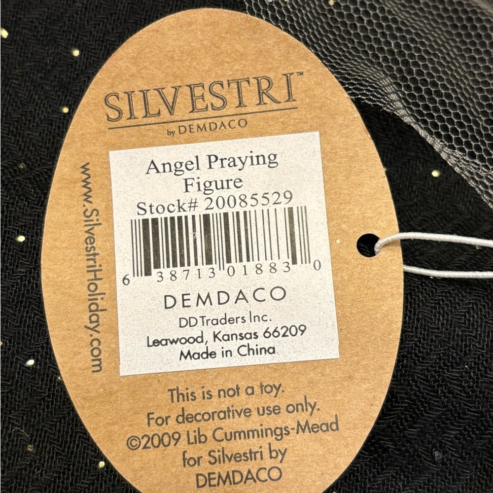 Silvestri Sweet Angel of Mine Praying Angel Figurine 2009 DEMDACO 8” w/Tag - Picture 14 of 16